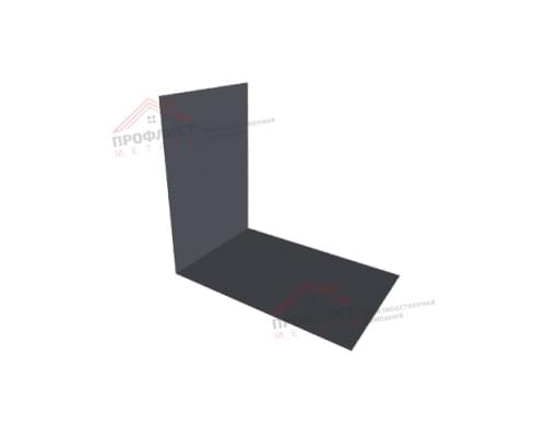 Планка снегозадержания усиливающая 0,5 Satin с пленкой Планка снегозадержания усиливающая 0,5 Satin с пленкой