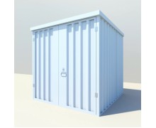 Контейнер «ММ» 2,14х2,1 м, толщина стали: 0,65, RAL 9003.