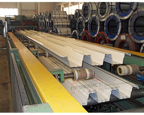 Профнастил окрашенный H114-750-0.75 цена за м2