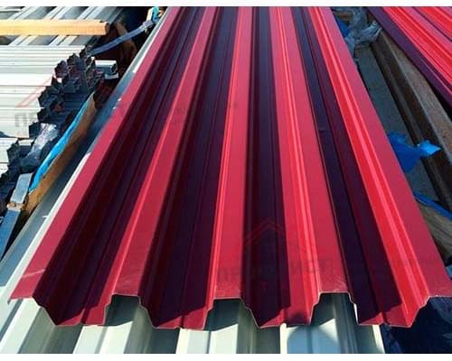 Профнастил окрашенный Н75-750-0.65 цена за м2