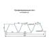 Профнастил окрашенный Н153-840-1.0 цена за м2