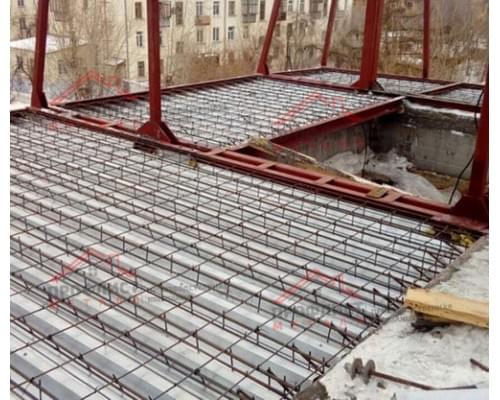 Профнастил оцинкованный Н57-750-0.9 цена за пог.м