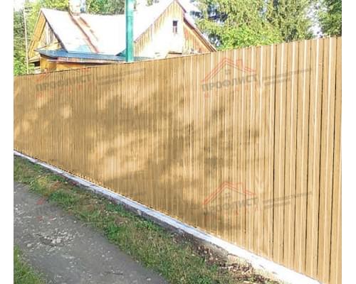 Профнастил С8-1150 под дерево (Светлое дерево)