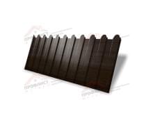 Профнастил фигурный C8 - 0,45 Print Elite Coffee Wood.