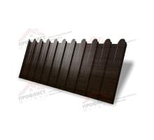 Профнастил фигурный C8 - 0,45 Print Elite Coffee Wood.