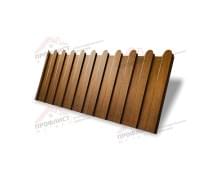 Профнастил фигурный C8 - 0,4 Print Premium Golden Wood.