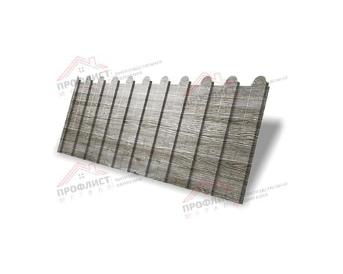 Профнастил фигурный C8 - 0,45 Print Elite Nordic Wood.