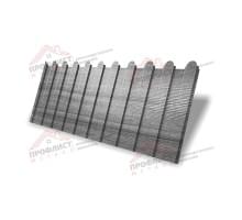 Профнастил фигурный C8 - 0,45 Print Premium Silver Wood.