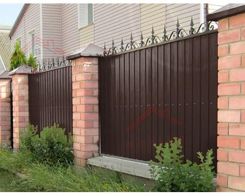 Профнастил окрашенный СС10-1100-0.9 цена за м2