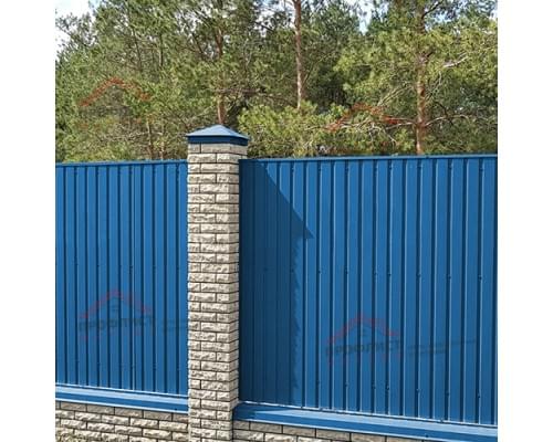 Профнастил окрашенный С18-1000-0.45 цена за м2