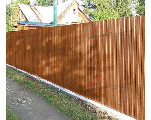 Профнастил С8-1150 под дерево (ОРЕХ 3D) Профнастил С8-1150 под дерево (ОРЕХ 3D)