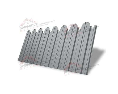 Профнастил фигурный С10 - 0,45 Окрас - Б, Drap RAL 7004.