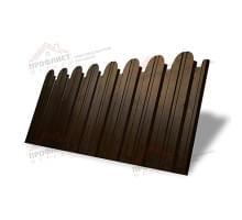Профнастил фигурный С10 - 0,45 Окрас - А, Print Elite с пленкой Antique Wood.