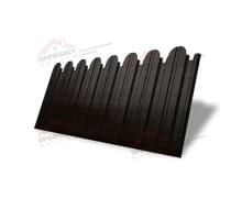 Профнастил фигурный С10 - 0,45 Окрас - А, Print Elite Coffee Wood.