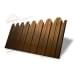 Профнастил фигурный С10 - 0,45 Окрас - А, Print Premium Golden Wood.