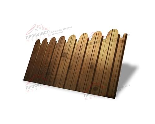Профнастил фигурный С10 - 0,45 Окрас - Б, Print Elite Nutwood. Профнастил фигурный С10 - 0,45 Окрас - Б, Print Elite Nutwood.