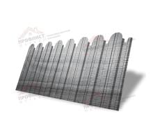 Профнастил фигурный С10 - 0,45 Окрас - Б, Print Premium Silver Wood.