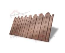 Профнастил фигурный С10 - 0,45 Окрас - А, Print Elite White Wood.