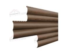 Сайдинг Woodstock-28х330 ECOSTEEL-01-МореныйДуб-0.5