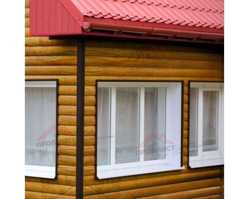 Сайдинг Woodstock-28х330 ECOSTEEL_T-01-ЗолотойДуб-0.5