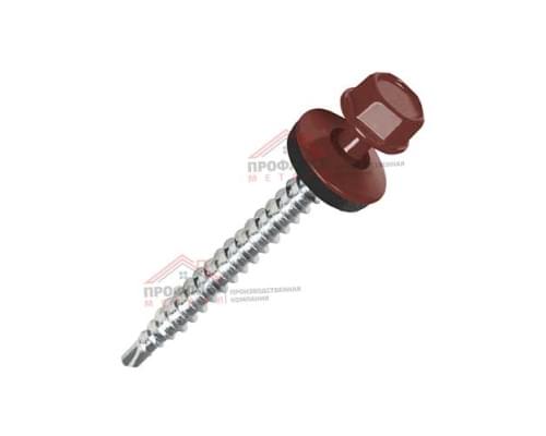 Саморезы 4,8х70 RAL 3009 Саморезы 4,8х70 RAL 3009