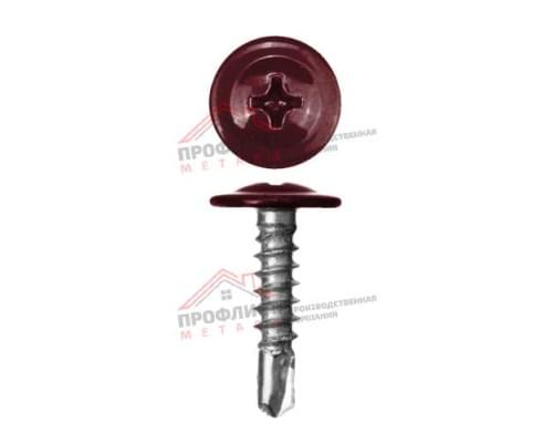 Саморезы ПШС 4,2х16 RAL 3005 (1000 шт) Саморезы ПШС 4,2х16 RAL 3005 (1000 шт)