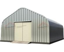 Быстровозводимый разборный ангар модель A 12.2x4.7, 3.3x3.6, 3.0