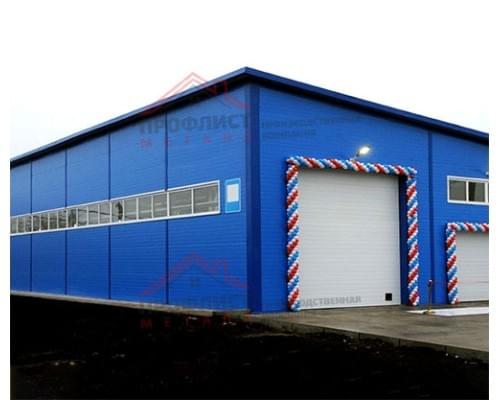 Сэндвич-панель без замков с пенополиизоциануратом, ширина 1000 мм, толщина 100 мм, 0.5/0.5, Quarzit