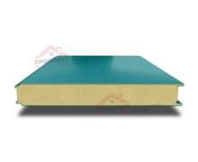 Гладкая сэндвич-панель с пенополиизоциануратом, ширина 1000 мм, толщина 120 мм, 0.5/0.5, Полиуретан матовый