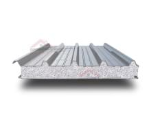 Нержавеющая кровельная сэндвич-панель с пенополистиролом, ширина 1200 мм, толщина 40 мм, 0.5/0.5, AISI 321