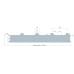 Нержавеющая кровельная сэндвич-панель с минеральной ватой, ширина 1200 мм, толщина 40 мм, 0.5/0.5, AISI 430