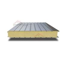 Нержавеющая стеновая сэндвич-панель с пенополиуретаном, ширина 1000 мм, толщина 30 мм, 0.5/0.5, AISI 321