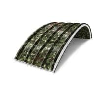 Арочная сэндвич-панель с пенополистиролом, ширина 1000 мм, толщина 30 мм, 0.5/0.5, Экостил (Ecosteel)
