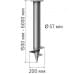 Свая винтовая 57*3,5мм / однолопастная 140*4,0мм / 2,0м / ППК