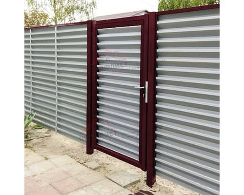Калитка Жалюзи 1,68х1 RAL 3005 без заполнения Калитка Жалюзи 1,68х1 RAL 3005 без заполнения