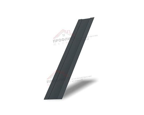 Крепежная планка жалюзи Milan,Tokyo 0,45 PE-Double с пленкой RAL 7016 антрацитово-серый