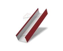 Крышка 65х40 жалюзи Milan,Tokyo 0,45 PE с пленкой RAL 3011 коричнево-красный
