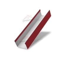 Крышка 65х40 жалюзи Milan,Tokyo 0,5 Rooftop Matte RAL 3011 коричнево-красный