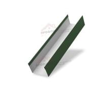 Крышка 45х20 жалюзи Texas 0,5 GreenCoat Pural BT, matt RR 11 темно-зеленый (RAL 6020 хромовая зелень)