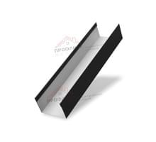 Крышка 45х20 жалюзи Texas 0,45 Drap RAL 9005 черный
