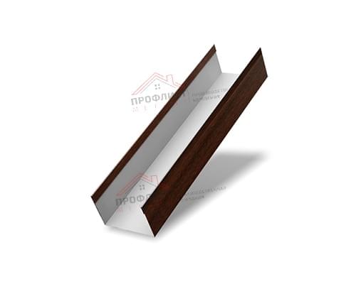 Крышка 45х20 жалюзи Texas 0,45 Print Elite Choco Wood Крышка 45х20 жалюзи Texas 0,45 Print Elite Choco Wood