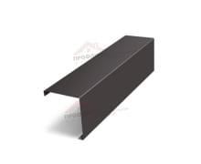 Декоративная накладка на столб угловая жалюзи Milan,Tokyo 0,5 GreenСoat Pural RR 32 темно-коричневый (RAL 8019 серо-коричневый)