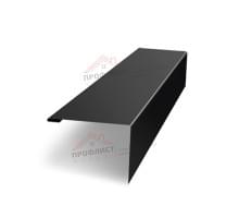 Нащельник (для калиток и ворот) 25х35 жалюзи Milan, Tokyo, Palermo 0,5 Velur RAL 9005 черный (L1,68) Нащельник (для калиток и ворот) 25х35 жалюзи Milan, Tokyo, Palermo 0,5 Velur RAL 9005 черный (L1,68)