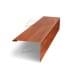 Нащельник (для калиток и ворот) 25х35 жалюзи Milan, Tokyo, Palermo 0,45 Print Premium Cherry Wood (L1,68)