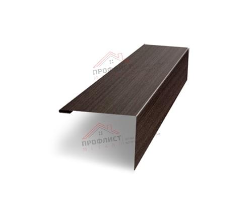 Нащельник (для калиток и ворот) 25х35 жалюзи Milan, Tokyo, Palermo 0,45 Print Elite Coffee wood (L1,68) Нащельник (для калиток и ворот) 25х35 жалюзи Milan, Tokyo, Palermo 0,45 Print Elite Coffee wood (L1,68)