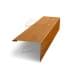 Нащельник (для калиток и ворот) 25х35 жалюзи Milan, Tokyo, Palermo 0,45 Print Elite Golden wood (L1,68)