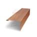 Нащельник (для калиток и ворот) 25х35 жалюзи Milan, Tokyo, Palermo 0,45 Print Elite Honey wood (L1,68)