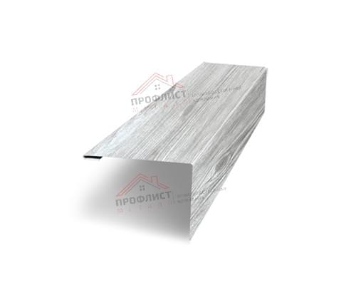 Нащельник (для калиток и ворот) 25х35 жалюзи Milan, Tokyo, Palermo 0,45 Print Elite Snow wood (L1,68) Нащельник (для калиток и ворот) 25х35 жалюзи Milan, Tokyo, Palermo 0,45 Print Elite Snow wood (L1,68)