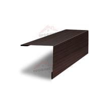 Планка завершающая 50х50 жалюзи Milan 0,45 Print Elite Coffee Wood