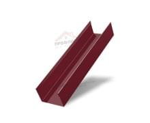 Стойка жалюзи Milan,Tokyo 0,5 PurLite Мatt RAL 3005 красное вино